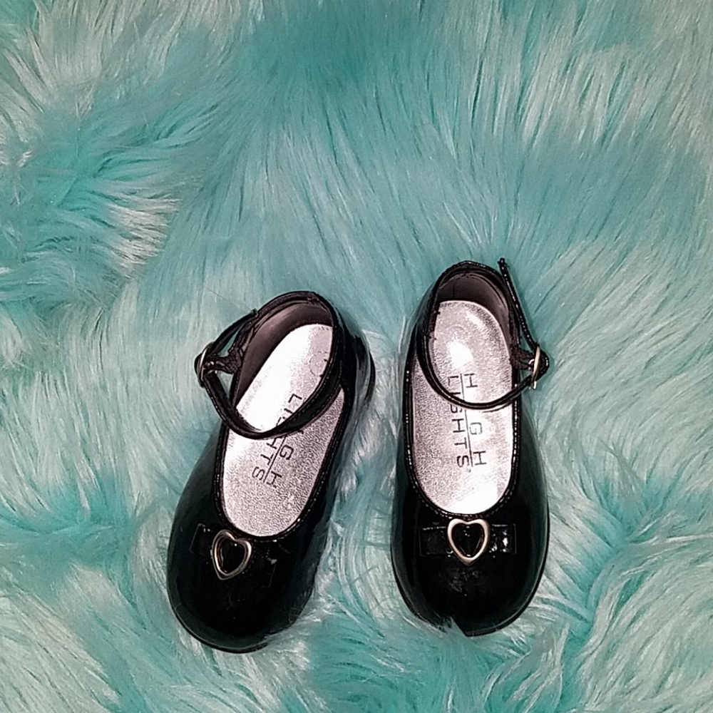 Black infant dress shoes